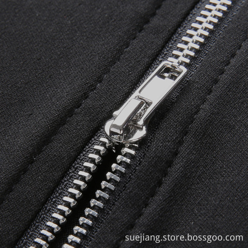 High Waist Women Sexy Zipper Split A-Line Skirt